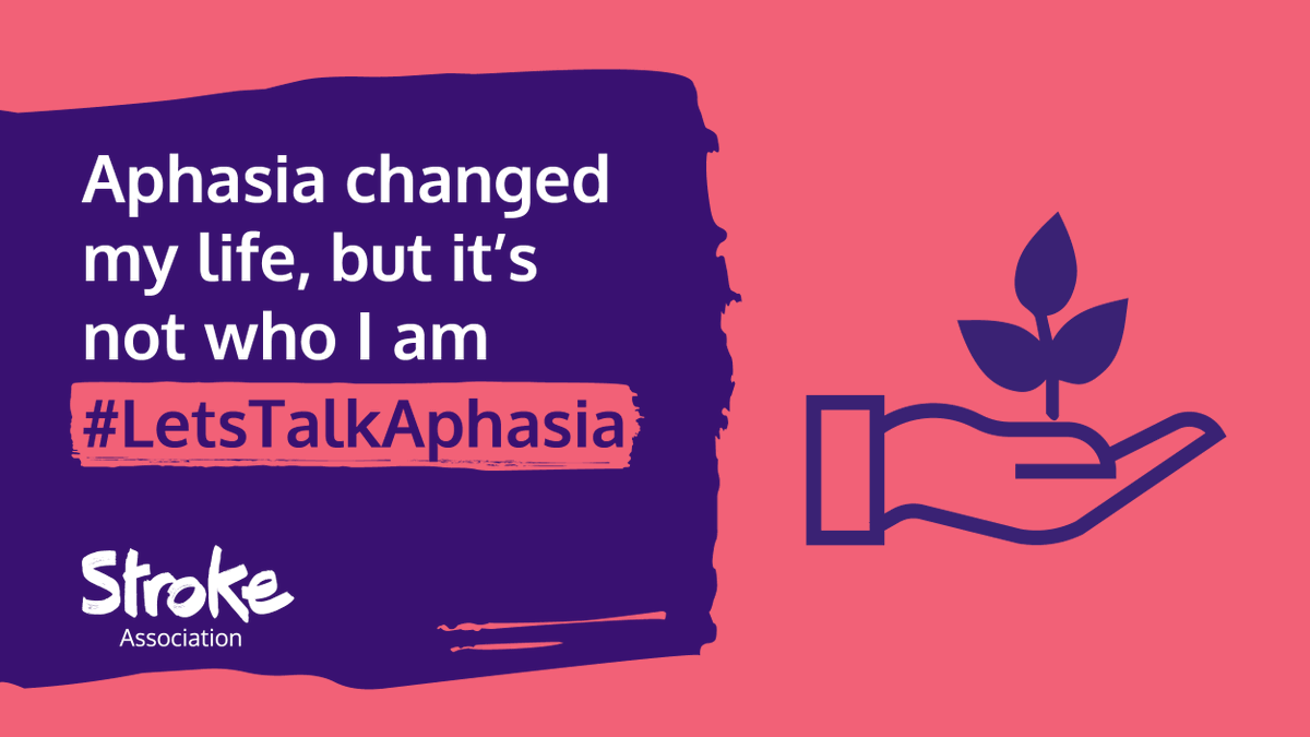 This #StrokeAwarenessMonth we’re sharing messages from  @TheStrokeAssoc  for their #LetsTalkAphasia campaign. 

#Aphasia can affect independence, work life and the ability to communicate.

Please, comment on, like or share this post to help spread awareness of this condition.