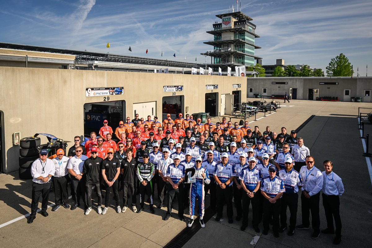 One team. One goal. #INDY500
