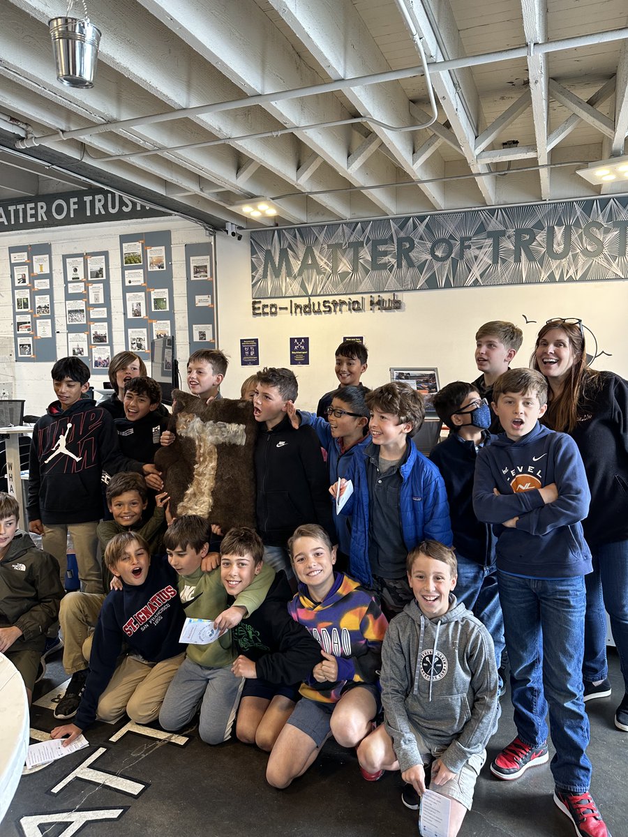 MatterOfTrust's tweet photo. Was paid a field trip visit by Town School for Boys! We had so much fun showing them around the Eco Hub and teaching them to make hair mats. Thanks for stopping by! 😊#fieldtrips #ecohub #MatterOfTrust #townschoolforboys https://t.co/PnkUTJiuFK