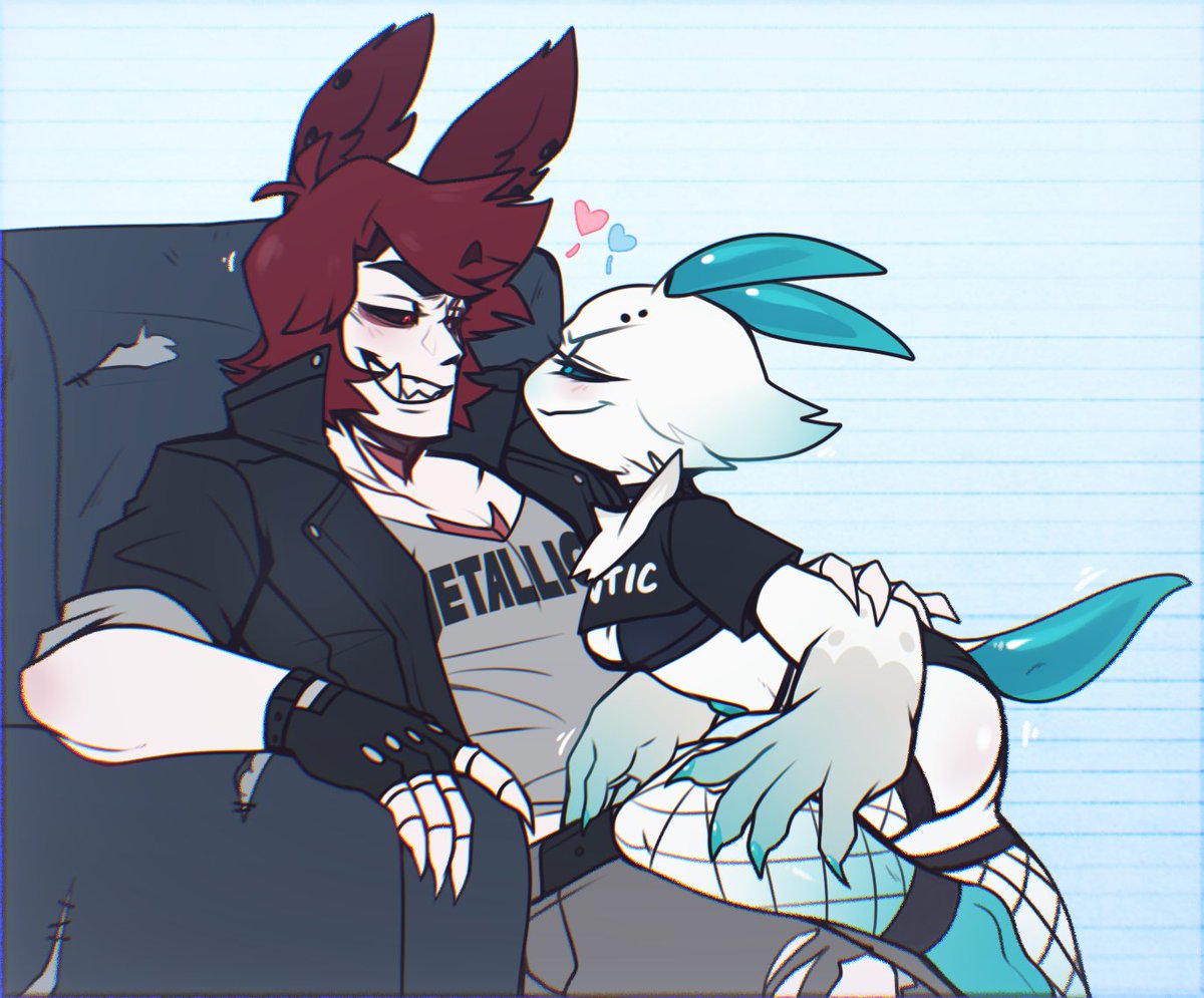 BSkelebunny01's tweet photo. art prompt myself for clothing
them in a punk look
Shepha (left) by @/W0lfwrathknight
Marrow (right) by me
#simulalive #SLMarrow #SLShepha #oc #punk https://t.co/JZMQeN00E5