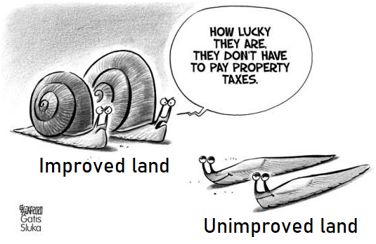 CommonWealth_ca's tweet photo. Land Value Tax > Property Taxes https://t.co/hqXtNN6Cso
