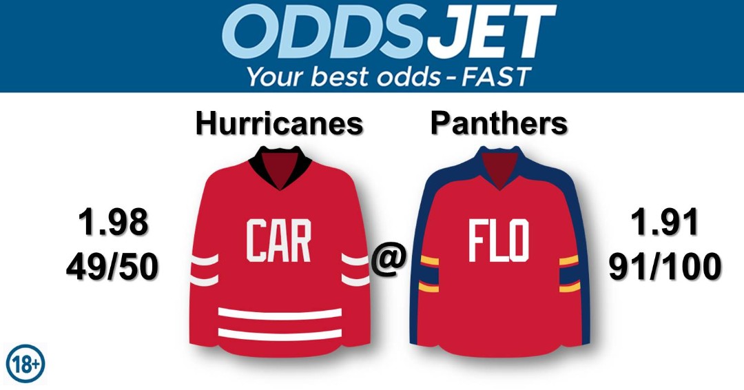 #NHL, 

#NHL23,

#NHLHockey, 

#HockeyTwitter,

#NHLCanes, #TakeWarning,#Canes, #Hurricanes, vs. #TimeToHunt, #FLAPanthers, #FloridaPanthers, Get your best odds - fast at oddsjet.com