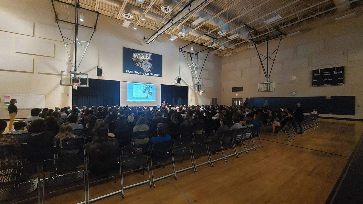 Today, our 8th grade was captivated by a powerful guest speaker, Lola Hahn. Ms. Hahn shared her mother and Aunt’s story on surviving the Holocaust. To hear first hand the level of courage and resilience her family demonstrated during the Holocaust was eye opening!