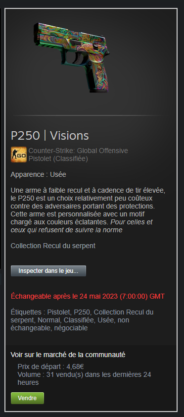 Im_NoXs's tweet photo. P250 | Visions GIVEAWAY ! ( 5$ )

To enter : 
-RT+LIKE this tweet + follow @Im_NoXs
-48H
-check my twitch https://t.co/suVlk08YqV

Enjoy ! https://t.co/ndnZ0PIRKM