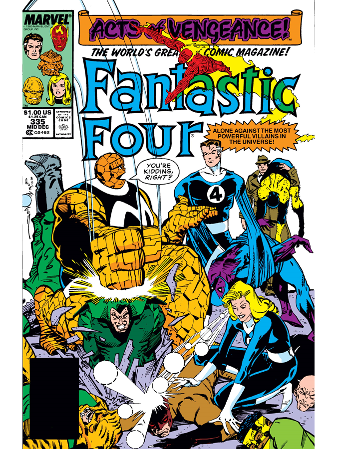 Classic Marvel Comics on Twitter "Fantastic Four 335 cover dated