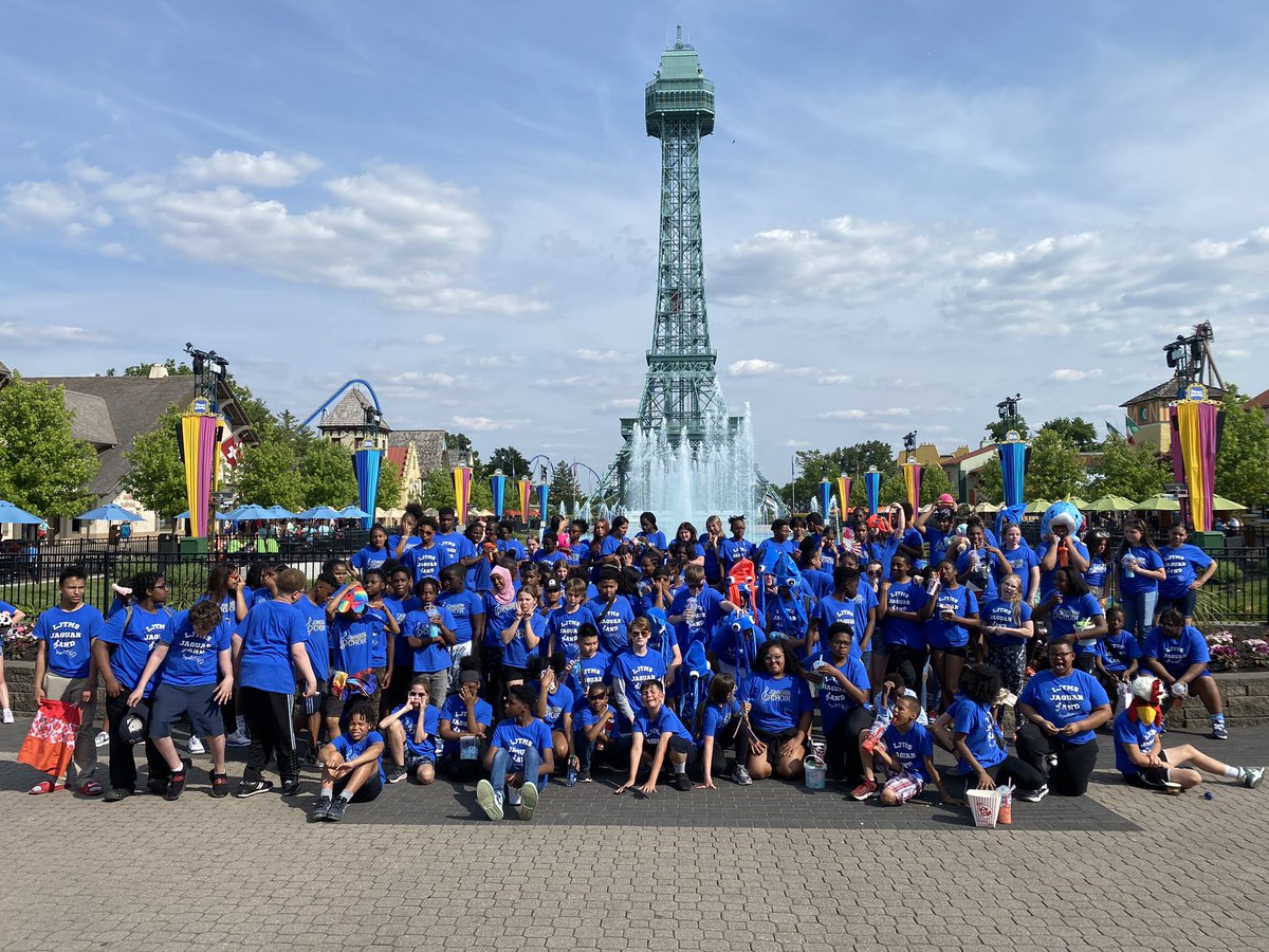 We came. We played. We coasted!  Thanks to @jtms_choir for being awesome field trip buddies! @JCPSKY @JcpsMusic @MrCathey21 @KingsIslandPR #RoarJagsRoar #PlayJagsPlay