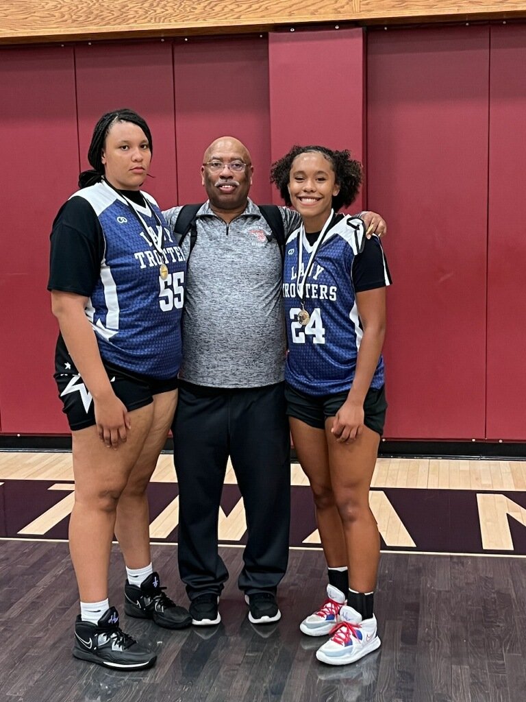Trotter Prep. Present and Future. Kira a Junior is a Killer. Karma a 6'2 7th Grader is the Future Big Time Baller...