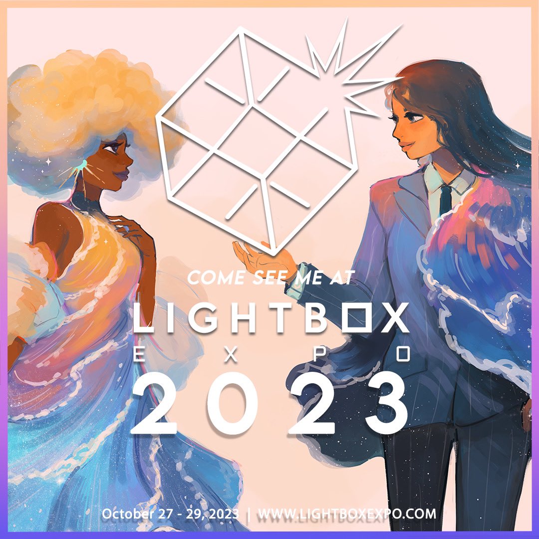 Gonna be at Lightbox Expo in Pasadena in October! From Oct 27 - 29! Let’s talk art, maybe??? Well, both art and possums, preferably