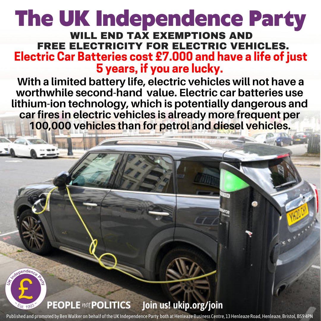 UKIP: Analysis by the RAC last week highlighted a lack of high-powered electric vehicle (EV) chargers at motorway service stations. #UKIP will repeal the ban on the sale of new diesel and petrol cars set for 2030