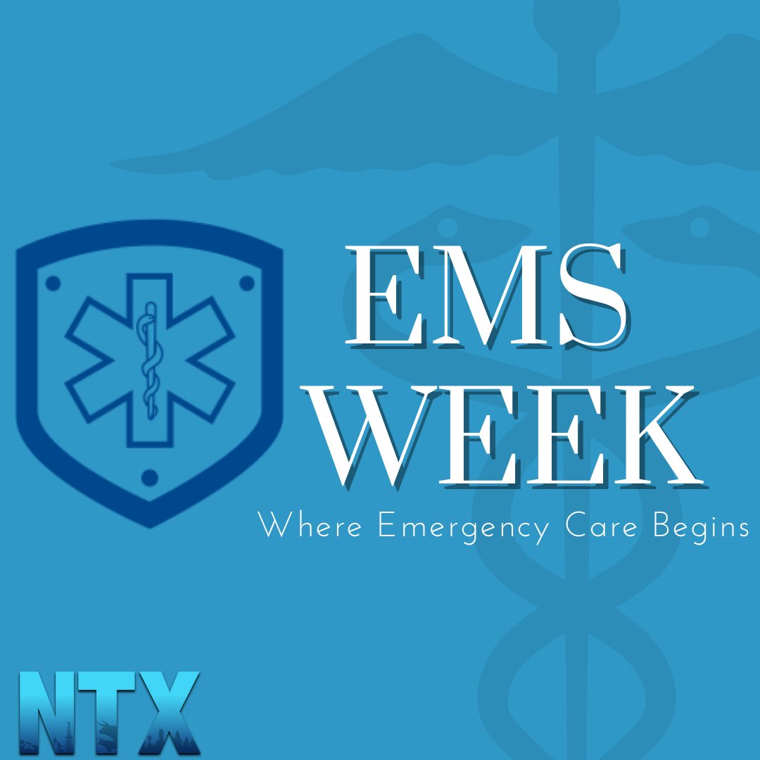 It’s EMS appreciation week! Take this time to honor, recognize, and thank the dedicated men and women who serve on the frontlines of emergency medical services. Thank you for your service and for being the first in line of defense 🤗