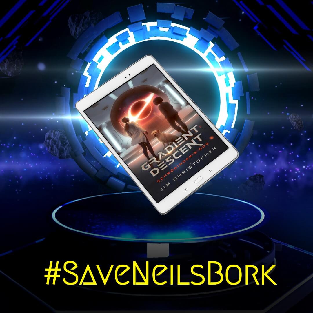 They broke physics to save a dog. Now the Earth is doomed. OR IS IT? Yes, yes it is. Get Gradient Descent in ebook, paperback, or KU today: go.jclnk.com/gd