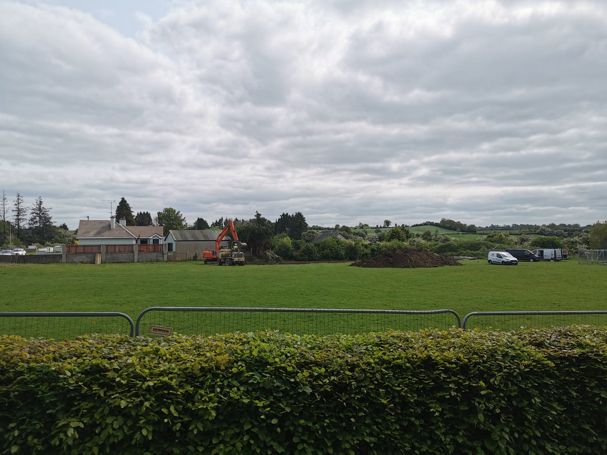 OCCNobber's tweet photo. A day almost twenty years in the making. Diggers on site preparing the groundwork for our new school building #OCC https://t.co/w7oAmIPzmr