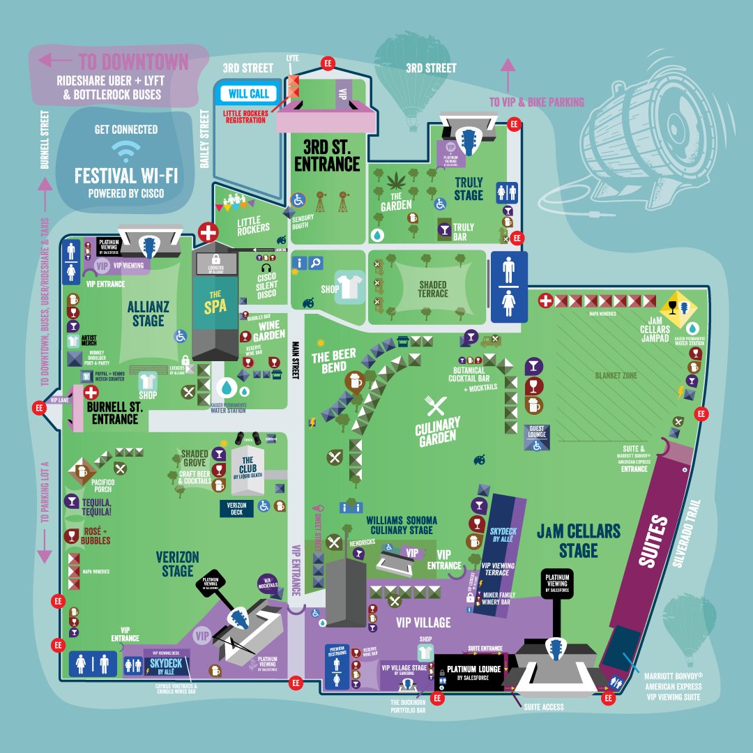 BottleRock map