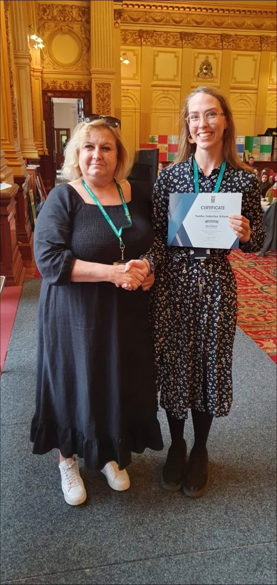 Third group of our Probationer of the Year nominees receiving their certificates from <a href="/andreareid/">andreareid</a> Senior Education Officer on Thursday at our showcase event. Roisin Watt, Christine Walker, Alice Gilyeat and Erin O’Donnelly.