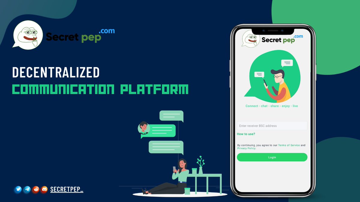 ✉️👪Send message to anybody by using their BEP-20 address.

#SecretPep #AI #crypto #BNBChain #BSC #MobileApp