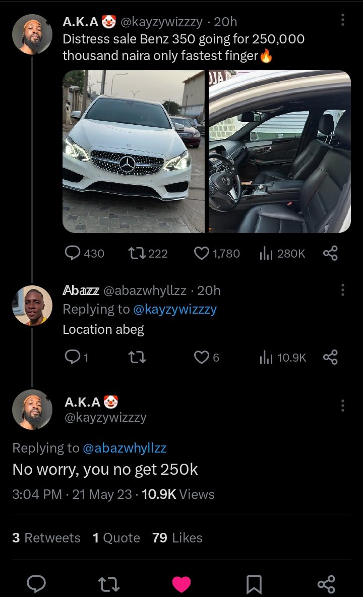 Alaba589's tweet photo. I can't leave this App 😭😂🤣🤣🤣🤣

So influencers no get 250k for aza.. o wrong nah 😭😭😭

1/5 https://t.co/O4QxwEW8W6