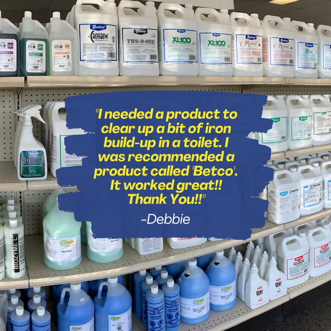 We’re here to recommend the products you need for any cleaning job!  
Thanks for the review, Debbie.  
#citymj #mjlocal #moosejaw #cleaningsupplies