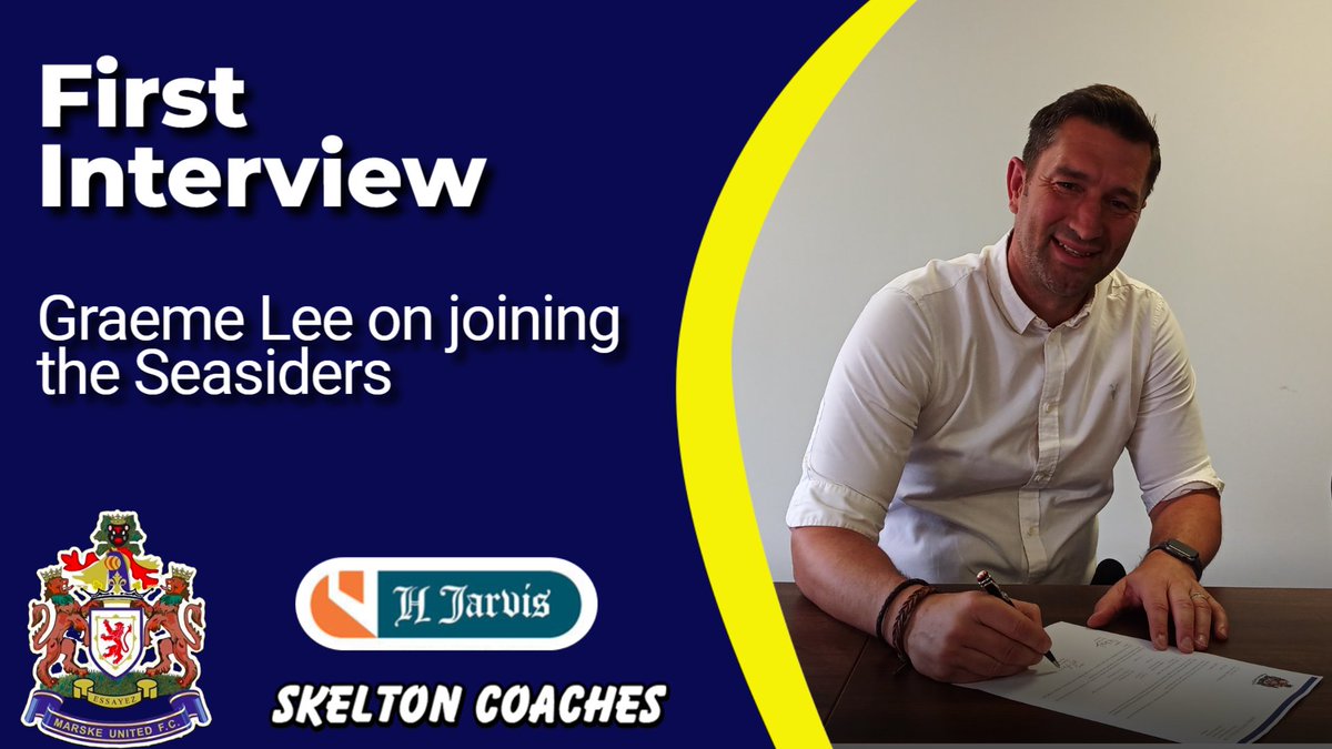 ▶️ Watch Graeme Lee's first interview as Marske United boss on the club website

marskeunitedfc.org/videos/graeme-…