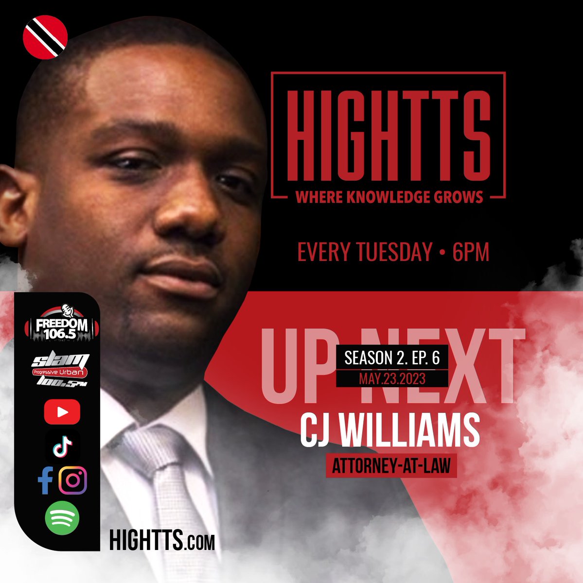 Tomorrow on Hightts we are joined by Attorney at Law CJ Williams.

He brings his legal expertise on the cannabis industry locally.

Tune in at 6PM on Freedom 106.5FM for Hightts, Where Knowledge Grows.

#GuardianMediaLtd #Hightts #Freedom1065FM #cannabis #marijuana.