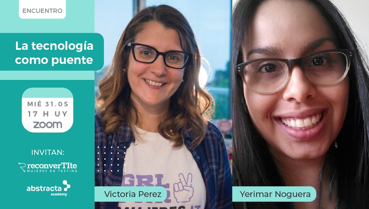 reconverTIteUY's tweet photo. ¡No te pierdas nuestro próximo encuentro de ReconverTite! ¿Qué pasa cuando las personas se limitan el acceso a la tecnología por miedo a lo desconocido? ¿Cómo nosotras podemos ayudar y ser parte del cambio? https://t.co/TmLDfyX3GL