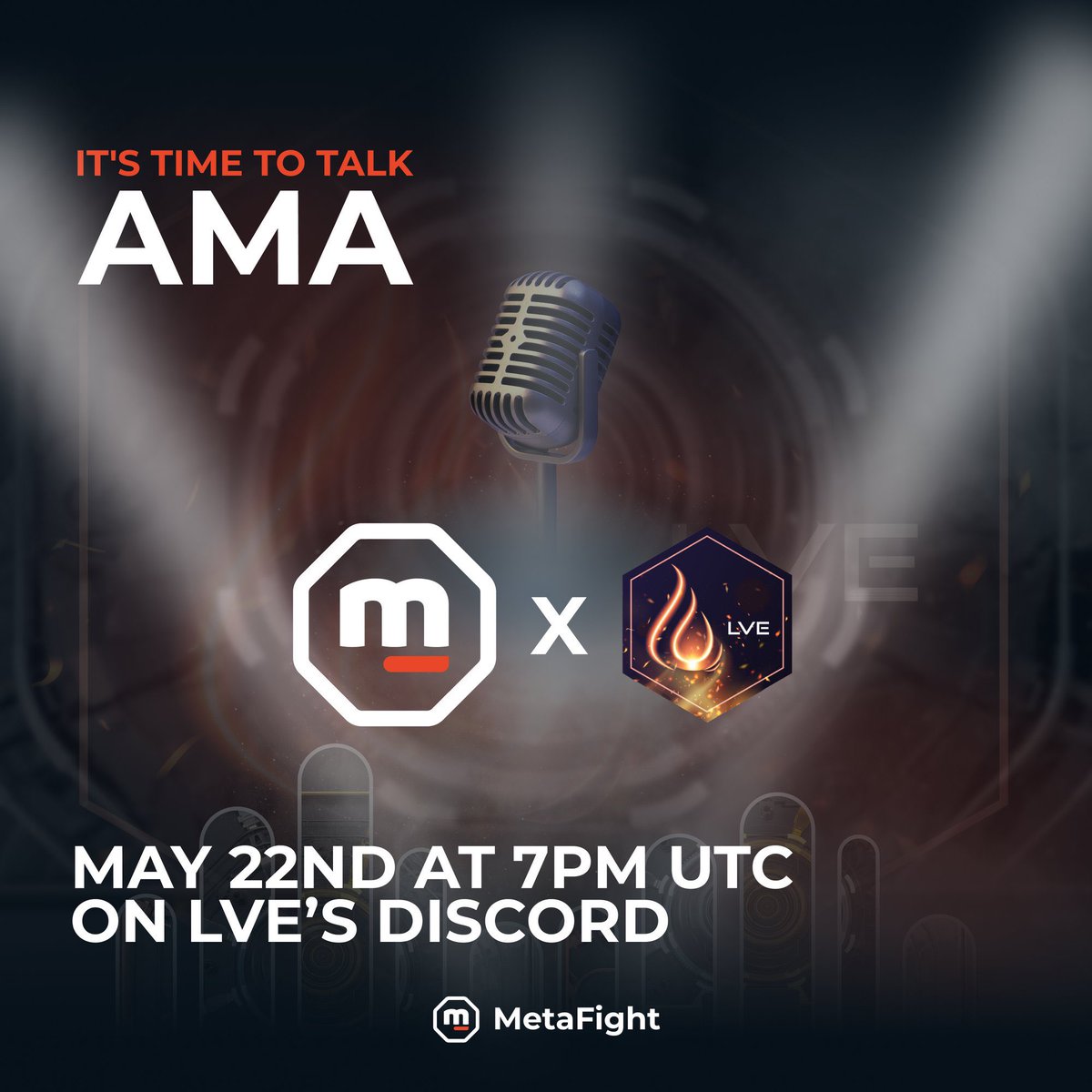 1 hour 15 min left before the LVE x <a href="/MetaFightOff/">MetaFight</a> AMA !!! 
Giveaways are comiiiing, come numerous !

discord.gg/u4fcZ6fJ?event…