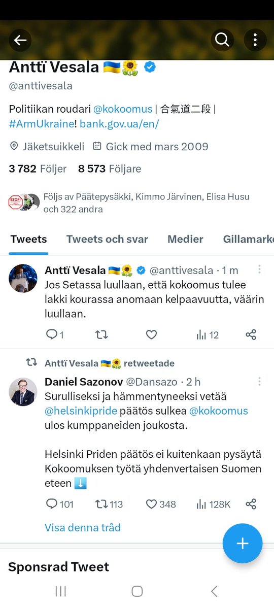 @jancdu @TiiaMaija @NeaNattinen Täällä todistellaan kyllä aika vahvasti, että Helsinki Priden päätös osui oikeaan, @NeaNattinen: