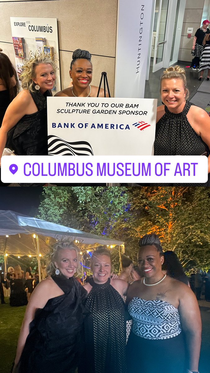 ChantelMMorgan's tweet photo. Had a BALL Friday night at the @columbusmuseum Wonderball with Columbus Local Market Team! Excited to sponsor this summer’s BAM Thursday’s (Bar, Art, and Music) beginning June 1-September 14. #bankofamerica #wonderball #bamthursdays #thearts https://t.co/7Bj6Ru7E6g