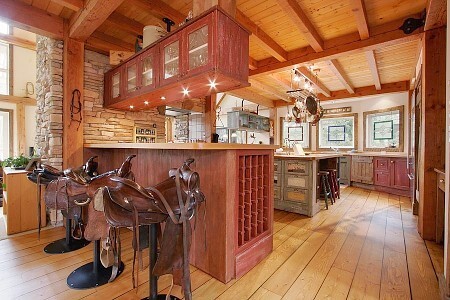 Saddle Up Your Bar Stools For A Home On The Range .. bit.ly/2KGbFRe  #cowboy #chic