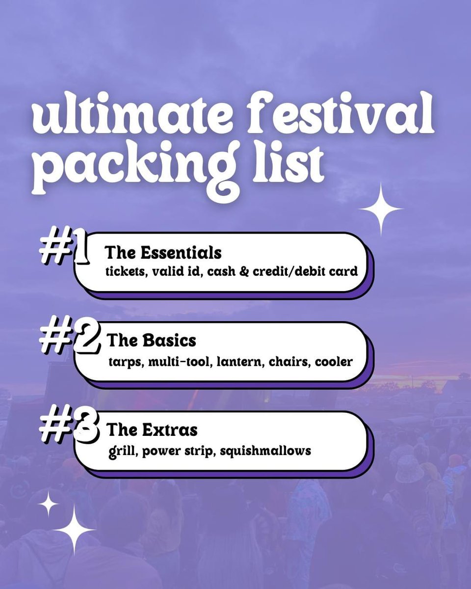 indigo_disco's tweet photo. Festival season is upon us and you already know we got you covered with the BEST packing list for your upcoming trip. Click the link below to learn more. 

https://t.co/Kmk6QZz4OV

#indigodisco #musicfestivals #festivalmarketing #festivaltips #digitalmarketing https://t.co/mCHS5vqkRa