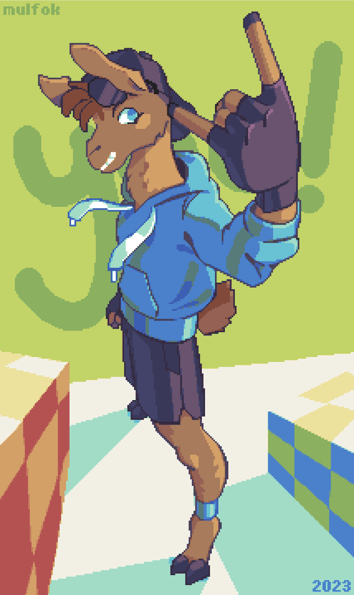 mulfok's tweet photo. a hip llama

#pixelart ・ #ドット絵 ・ #aseprite https://t.co/Q9RoPkyJKg