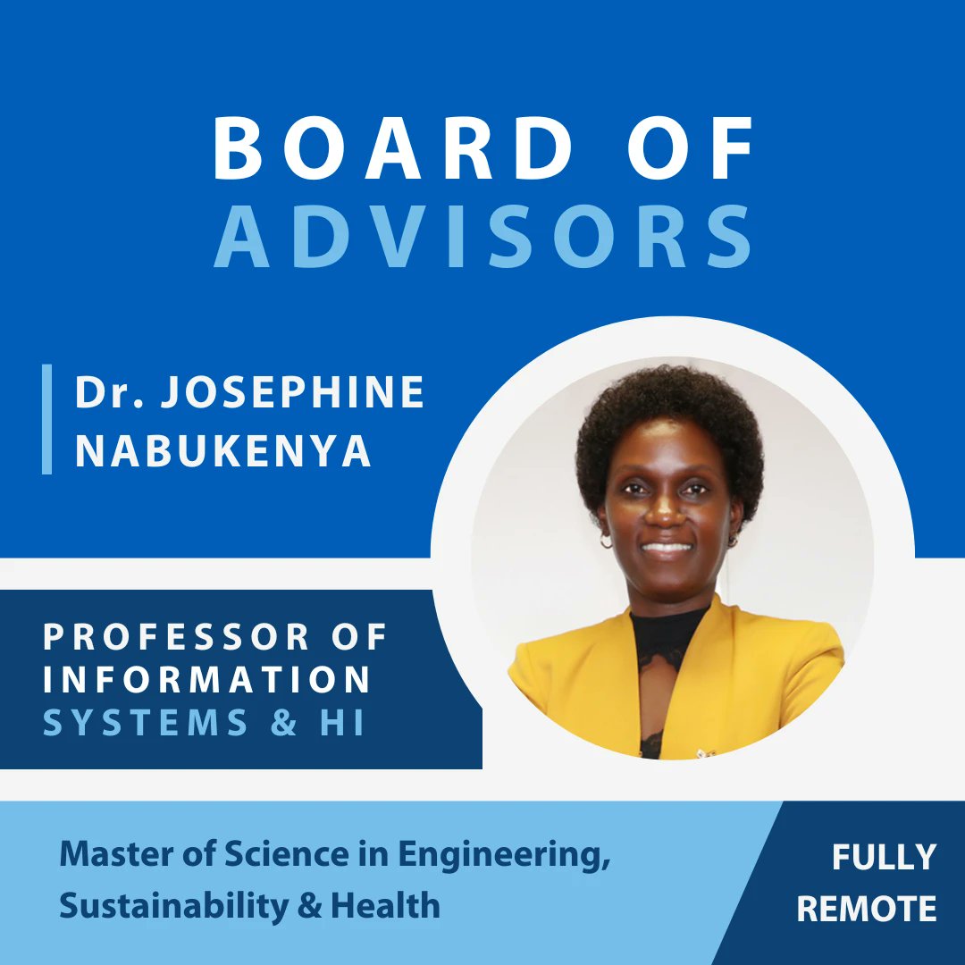 Introducing Prof. Josephine Nabukenya, a trailblazing professor and researcher in information systems and health informatics.

#healthinformatics #digitalhealth #research #Uganda #womeninscience #healthcare