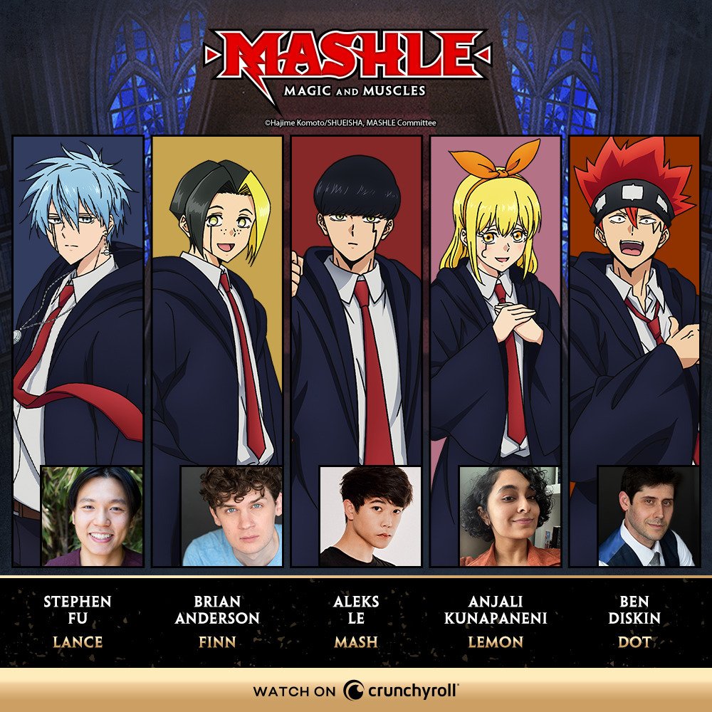 Mashle: Magic and Muscles revealed Mash's voice actor and staff