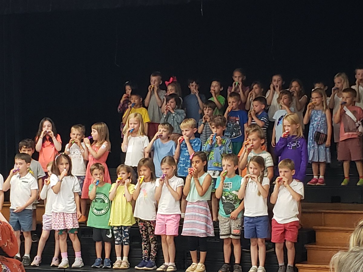 K-1 Musical today. Great job to our youngest music makers!