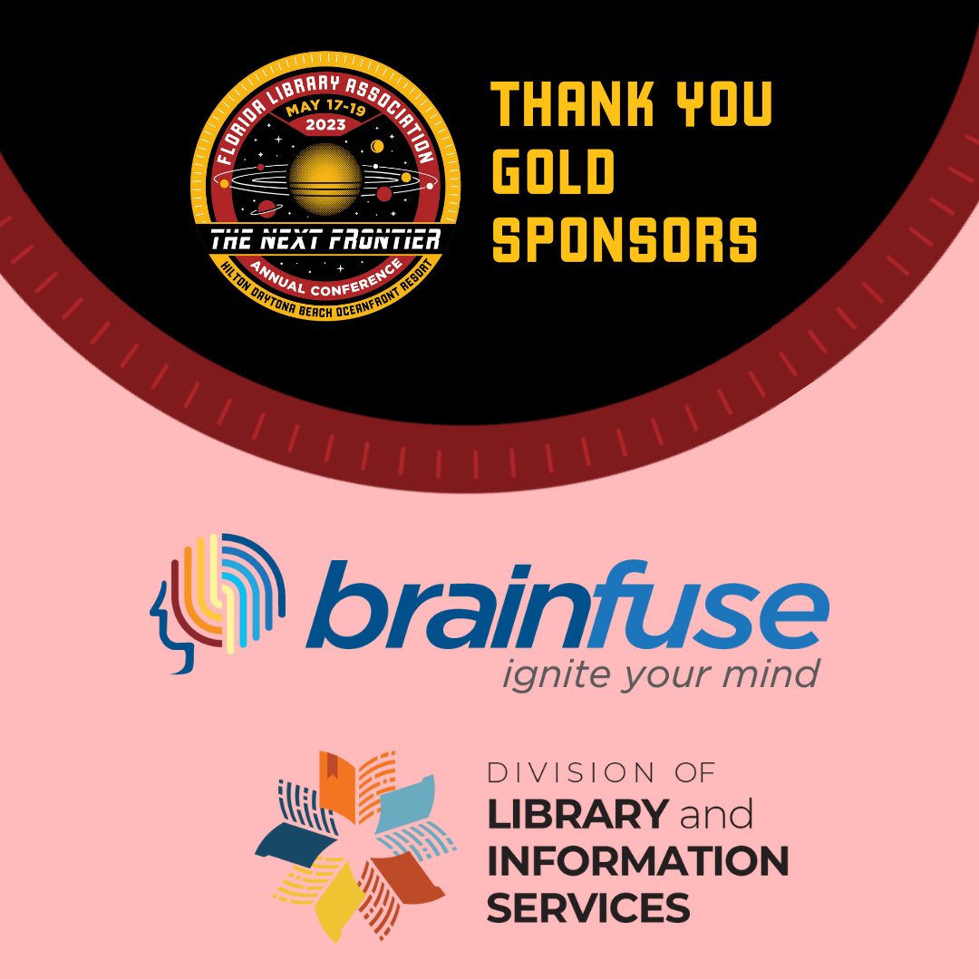 TweetFLAlibrary's tweet image. Boldly going where no one has gone before takes a lot! Thank you to our sponsors who helped put on a conference that was out of this world! We&apos;re already looking forward to next year! Can&apos;t wait to see what FLA has in store!

#floridalibraryassociation #sponsorships #FLACON23