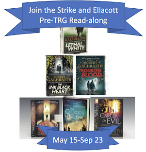 lmf3b's tweet image. #CormoranStrike read-along in preparation for #TheRunningGrave.  Join anytime at fartingsofafaculty.blogspot.com.