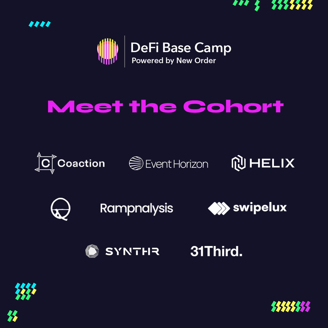 oviohq's tweet photo. We're very excited to announce the teams making up the DeFi Base Camp cohort powered by @neworderDAO

This accelerator program will focus on next generation DeFi technologies, DeFi infrastructure and primitives and convergence of CeFi and DeFi 🚀

Meet the teams 👇 https://t.co/RAejbx9Ld5