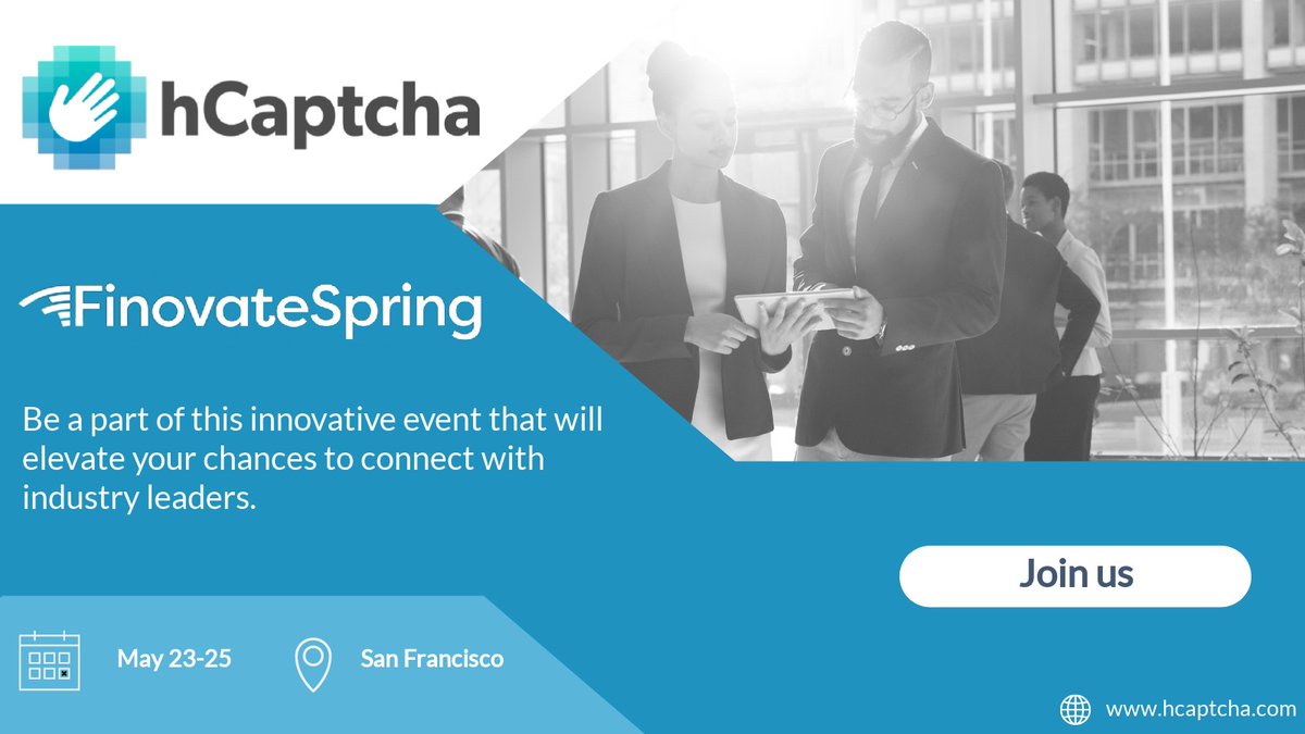 Join us at #Finovate on May 23 - 25th! Our team of experts is excited to discuss the latest trends in #FraudPrevention with you. Don't miss this opportunity to learn how to beef up your #OnlineSecurity. Register now and secure your spot! informaconnect.com/finovatespring…