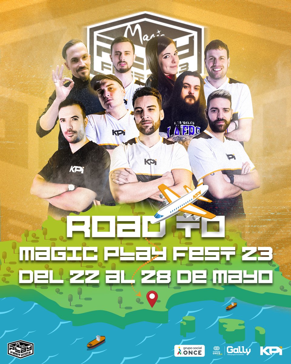 KPI_WORLD's tweet photo. ¡NOS VAMOS DE VACACIONES! ✈️

Del 22 al 28 de mayo estaremos en el #MagicPlayFest23 de la mano de @PlayMagicCB 

No os imagináis la de contenido que se viene con todo KPI 🤩

¿Quién se viene? 😏 https://t.co/MiaQ8Pdknz