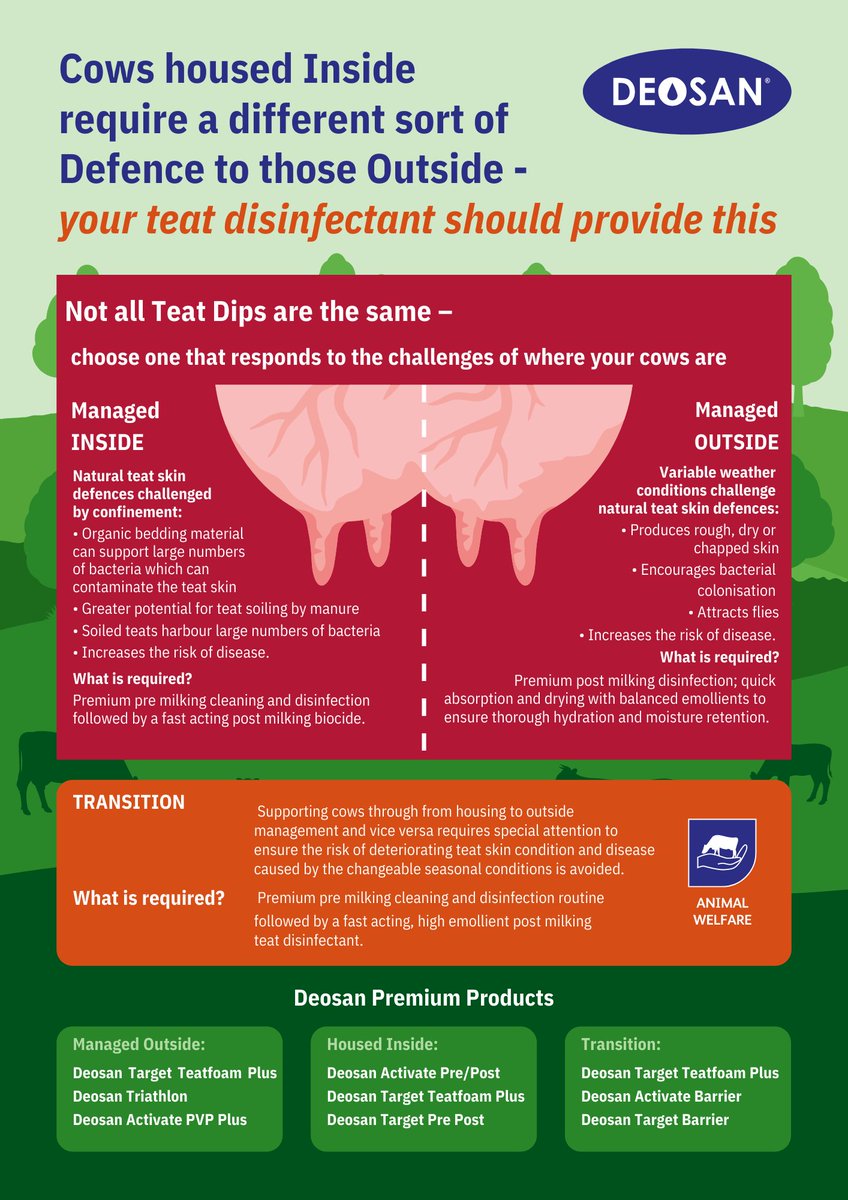 Is it time to review your teatcare routine? 🐮
Give Lauren or Mick at Longtown a call to discuss👇🏻

📞 01228 792906