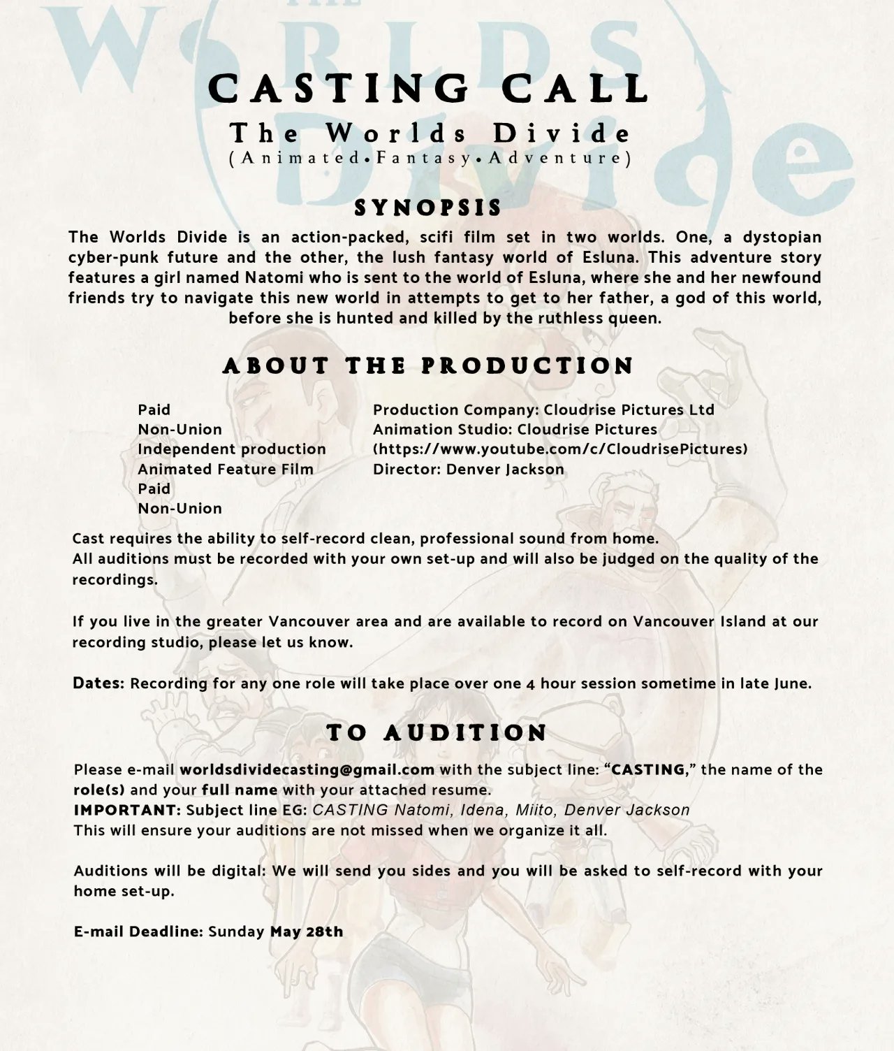 [Letter3 5] Acting Casting Calls New York - o2wlf8s