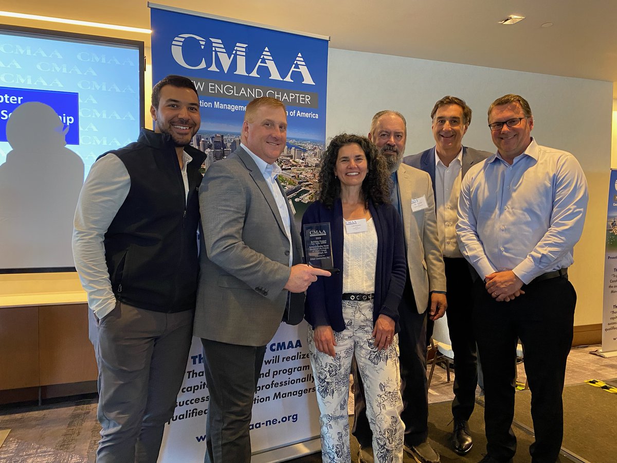ErlandInc's tweet photo. On May 17, Erland celebrated the Patterson-Sculley House (Residence Life Project) at St. Mark's School receiving an award in the New Construction < $30 million category at the 2023 @CMAA_HQ-NE Mark H. Hasso Project Excellence Program Luncheon. Congrats to all involved! https://t.co/Jz3fwNIOAl