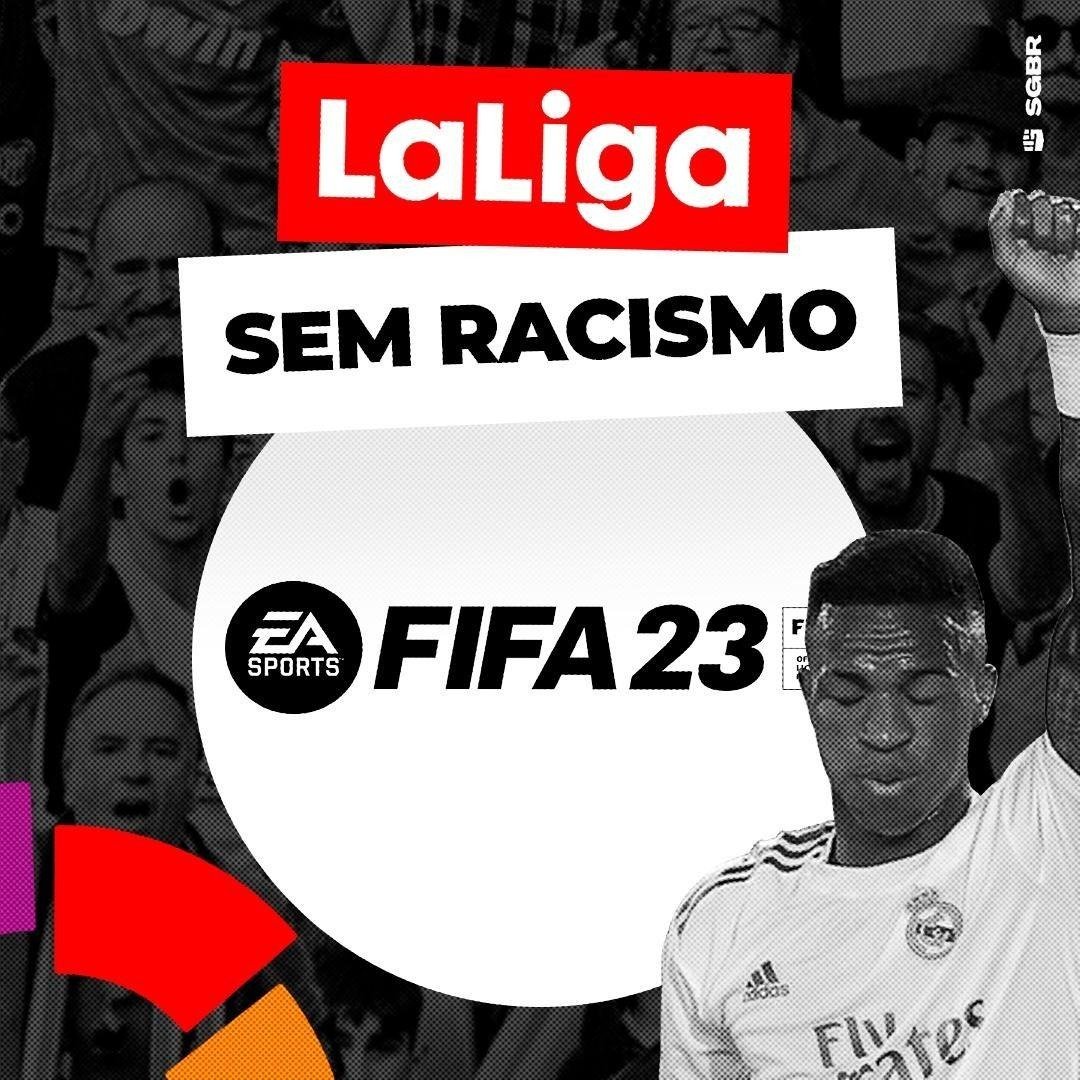 slpng_giants_pt's tweet photo. 📢 Hola @EASPORTSEsp, cómo estás? Las escenas lamentables que presenciamos contra el jugador Vini no han ocurrido solo una vez. 

Es imprescindible que haya cambios. Podemos contar con tu posicionamiento en la lucha contra el racismo y exigir una respuesta a la altura de la liga que patrocinas?