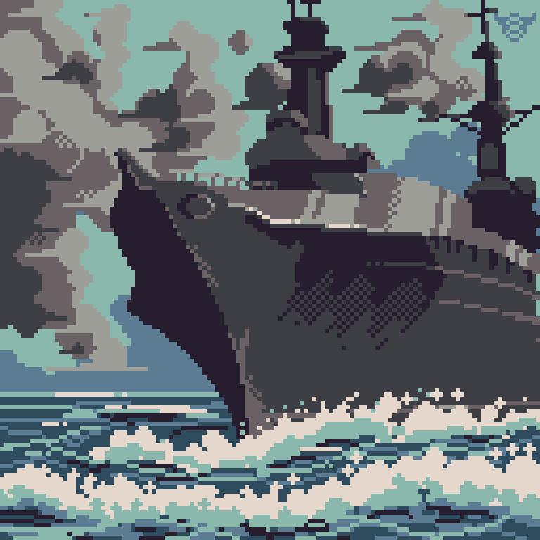 TwitchSteel's tweet image. #ship #armour #plating. #pixel_dailies @Pixel_Dailies