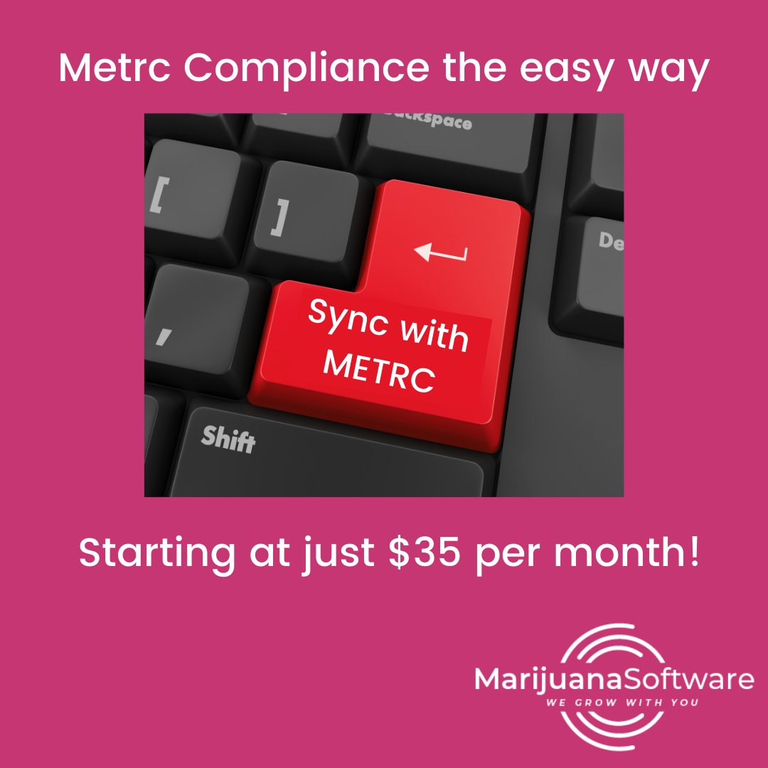 mjsoftwarellc's tweet photo. Vertically Integrated METRC Tracking from $35/month - https://t.co/CCi3l9oXkI https://t.co/GP8IcE74qN