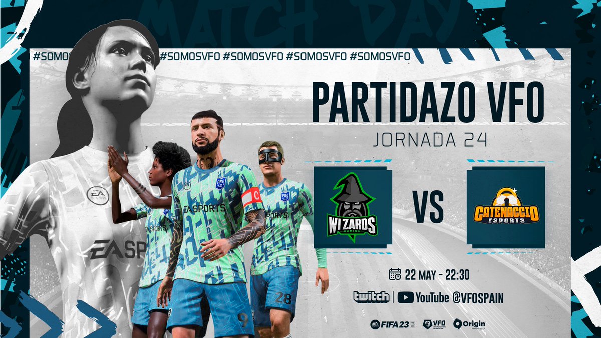 VFOspain's tweet photo. 📢#PartidazoVFO

🟠@WizardsFIFA - @CatenaccioEsp 
🟢@wolvesVFO - @EuropaEsports 
🔵@MV3United - @GranadaCF_eS 

📺https://t.co/4db0mX6kur https://t.co/pby19sIasn