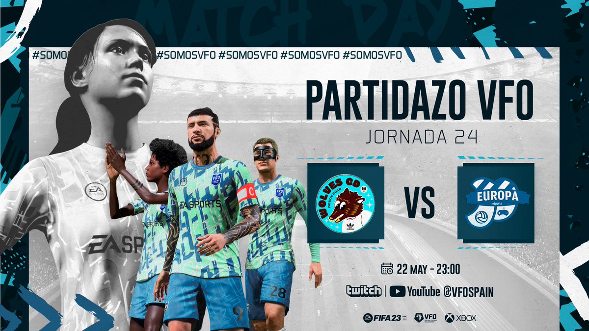 📢#PartidazoVFO

🟠<a href="/WizardsFIFA/">Wizards</a> - <a href="/CatenaccioEsp/">Catenaccio E-Sports</a> 
🟢<a href="/wolvesVFO/">Wolves CD</a> - <a href="/EuropaEsports/">CE Europa eSports</a> 
🔵<a href="/MV3United/">Mav3ricks Esports Club</a> - <a href="/GranadaCF_eS/">Granada CF Esports ❤️🎮</a> 

📺twitch.tv/VFOspain