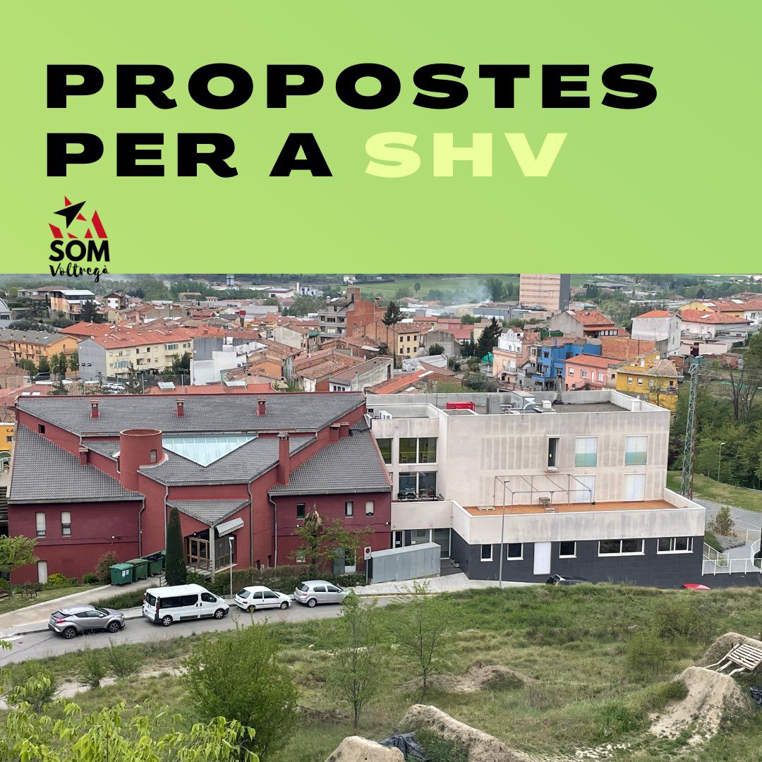 somvoltrega's tweet photo. Aquí hi ha algunes de les nostres propostes per Sant Hipòlit:
1- Millora estructural de la Residència Fundació Gallifa. https://t.co/juWFUmikbj