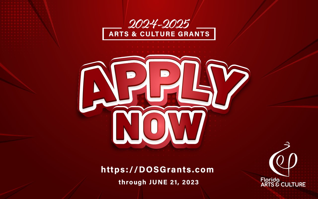 Florida Arts & Culture on Twitter "Applications for FY20242025