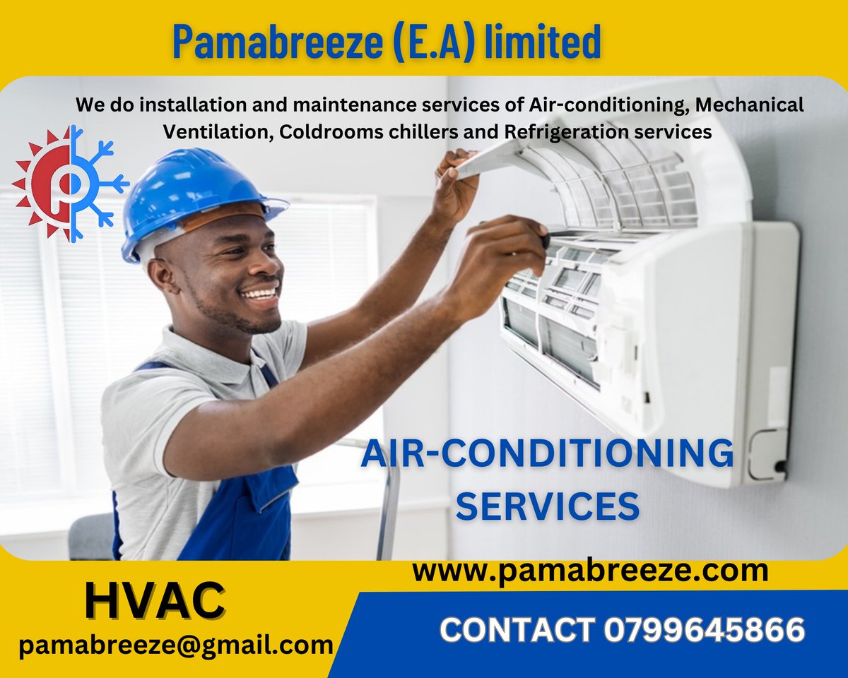 Pamabreeze deals with Refrigeration and Air-conditioning projects both commercial and residential services #coolingservices #airconditioning