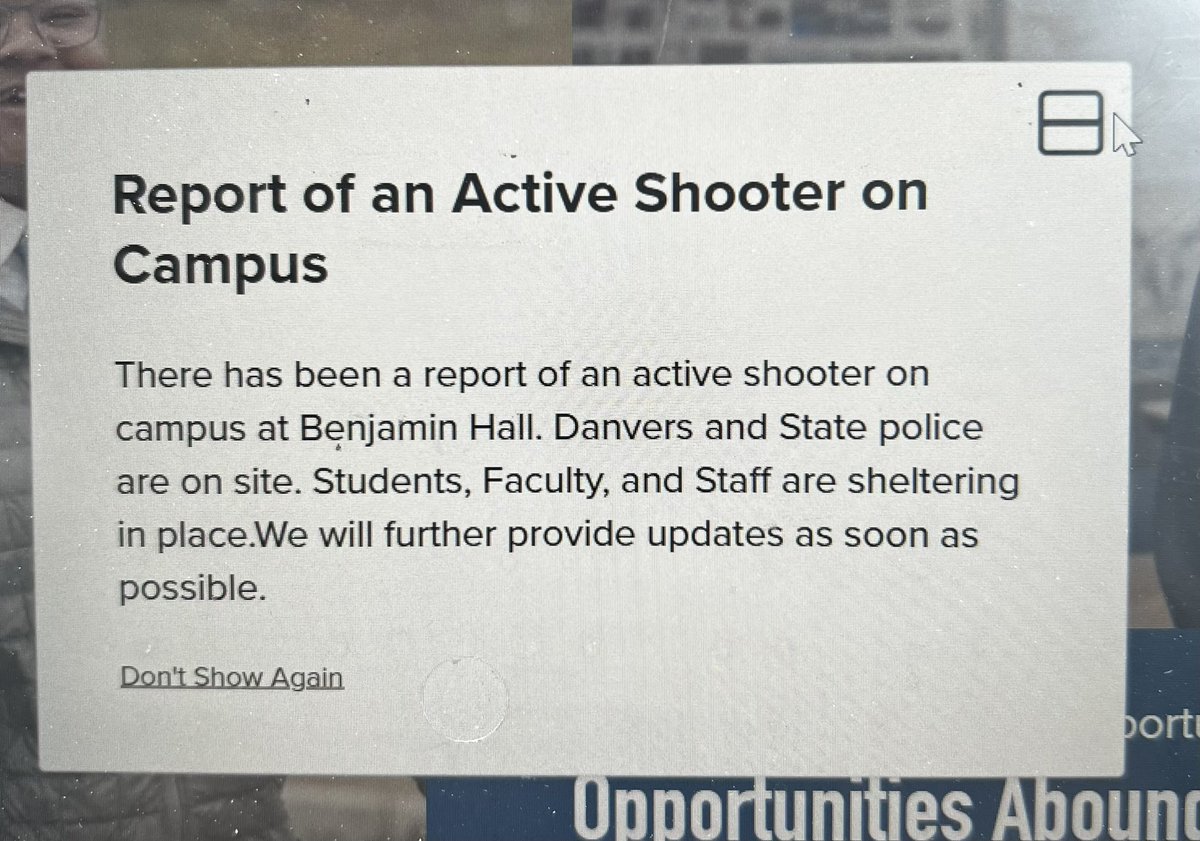 BREAKING: Active shooter reported at St. John's Preparatory School in Danvers, Massachusetts; police rushing to the scene